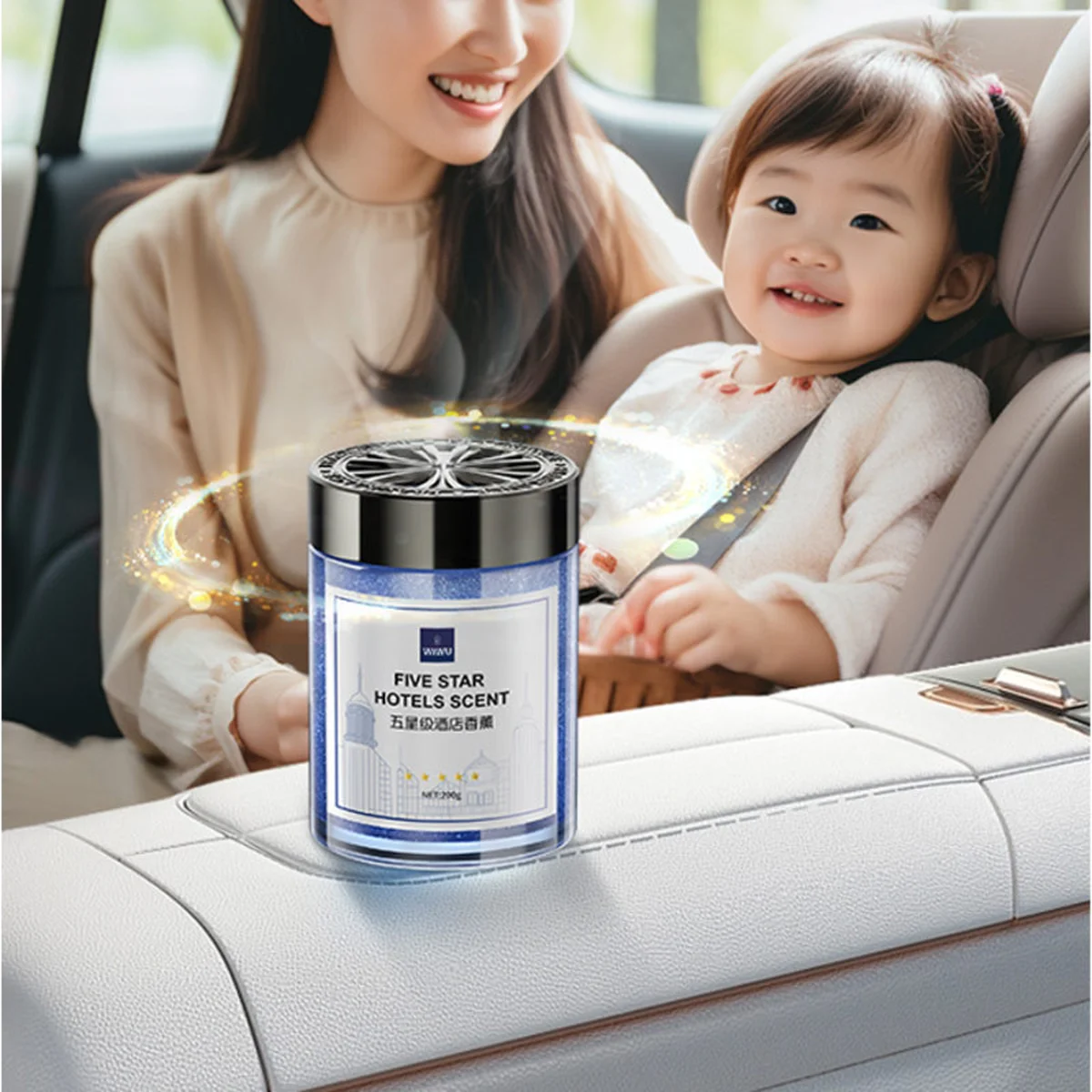 Ароматизатор в машину WIWU Wi-Ai004 Premium Star Solid Balm Blue