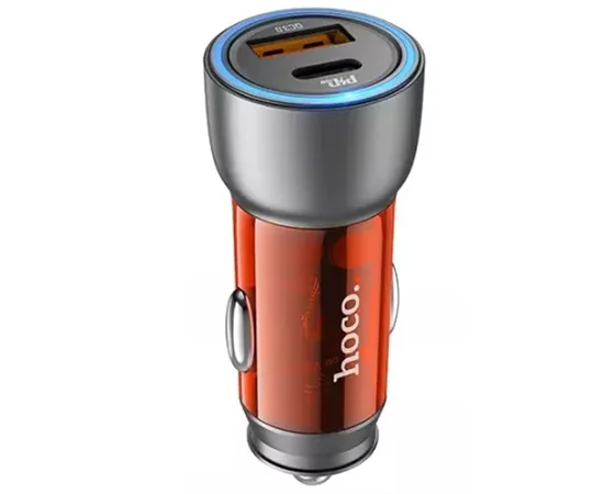 АЗУ Hoco NZ8 PD43W + QC3.0 + Type-C to Lightning Коричневый