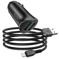 АЗУ Hoco Z39 QC3.0 (2USB) + Lightning Черный