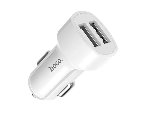 АЗУ Hoco Z2A (2USB 2.4A) (+кабель microUSB) Белый