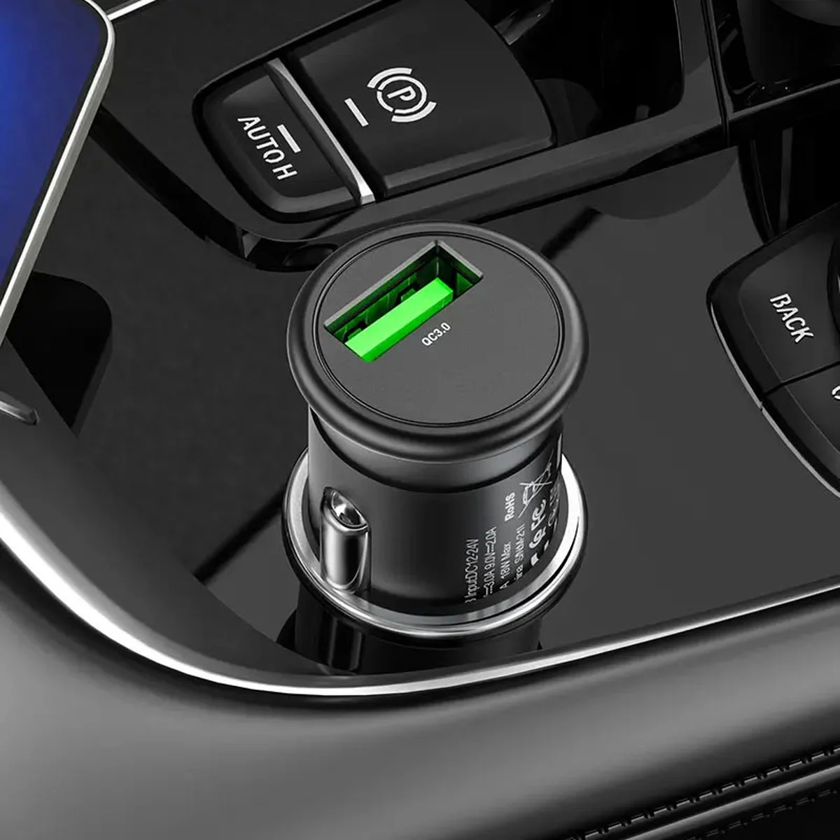 АЗУ Hoco Z43 QC3.0 (1USB/18W) Чорний