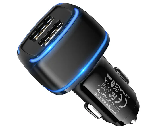 АЗУ Borofone BZ14 Max (2USB/2.4A) Чорний