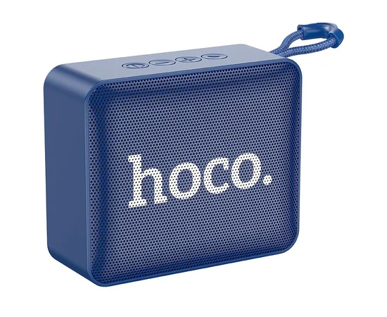 Bluetooth Колонка Hoco BS51 Gold brick sports Navy Blue
