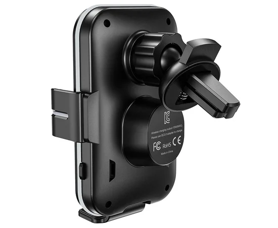 Автодержатель с БЗУ Hoco CA80 Черный