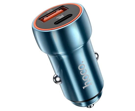 АЗУ Hoco Z46A Blue whale PD 20W + QC3.0 Sapphire blue