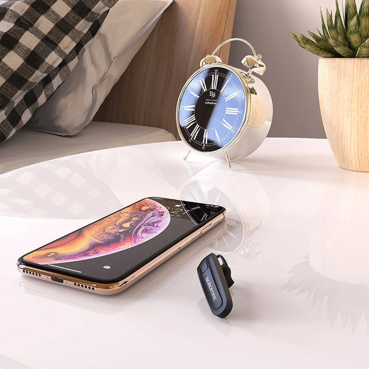 Bluetooth моно-гарнитура Borofone BC21 Черный