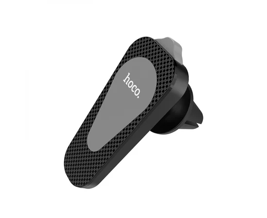 Автодержатель Hoco CA37 магнітний (з функцією допомоги при евакуації) Чорний / Сірий