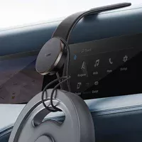 Автотримач Baseus C02 Pro Series Magnetic Wireless Charging Car Mount Cluster (C40156000111-00) Black