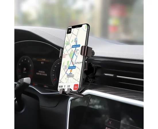 Автодержатель Hoco S25 Черный