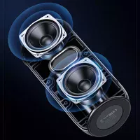 Bluetooth колонка Usams US-YC011 Waterproof Wireless Speaker with Lanyard Black