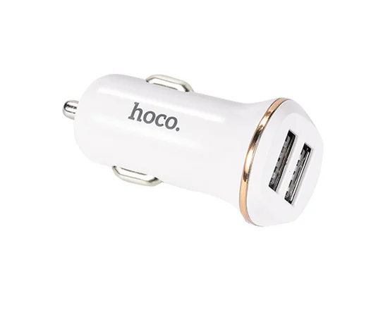 АЗП Hoco Z1 (2USB 2.1A) (+ кабель MicroUSB) Білий