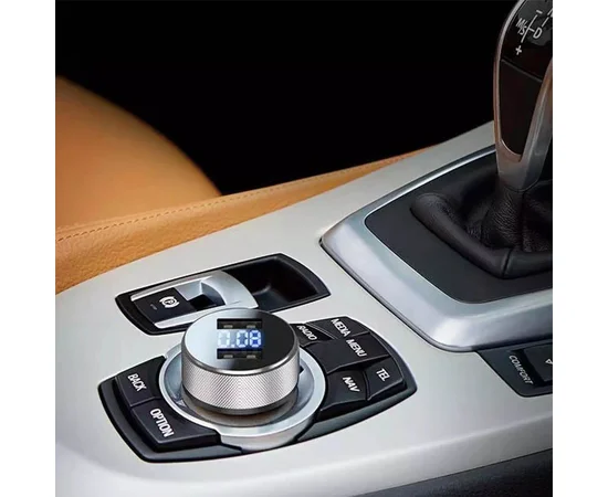 АЗУ HOCO DZ5 (2USB/3A) Черно - стальной