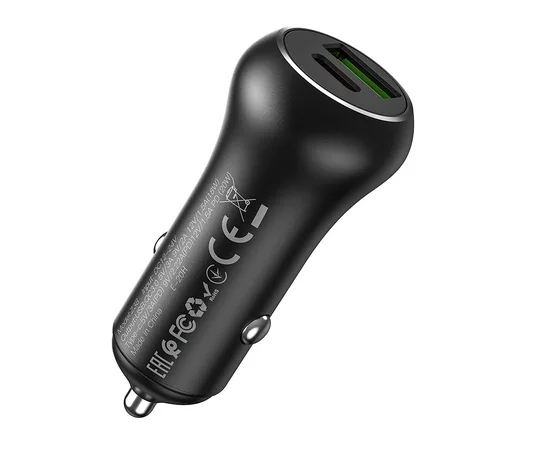 АЗУ Hoco Z38 PD20W+QC3.0 Type-C + USB Черный