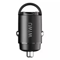 АЗУ WIWU PC301 Mini Car Charger (USB-A QC 4.0/30W/5A) Чорний