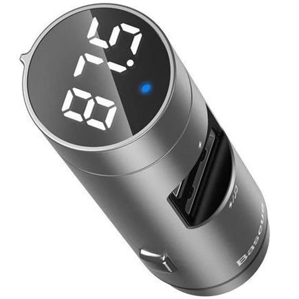 АЗУ Baseus Energy Column Bluetooth FM Launcher PPS 2USB Серебряный