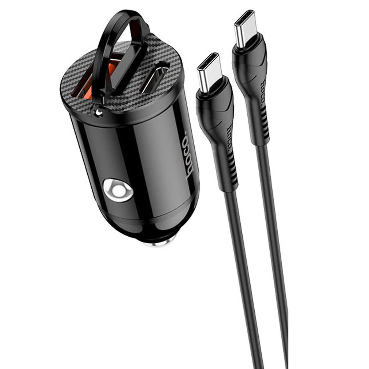 АЗУ Hoco NZ2 Link PD30W+QC3.0 + Type-C + Type-C Черный