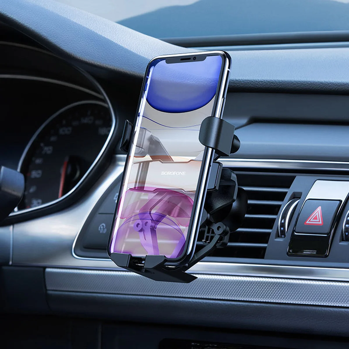 Автотримач Borofone BH32 Чорний
