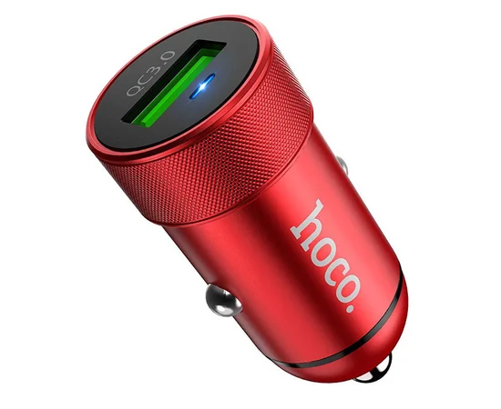 АЗП Hoco Z32 QC3.0 (1USB / 1,5A) Червоний