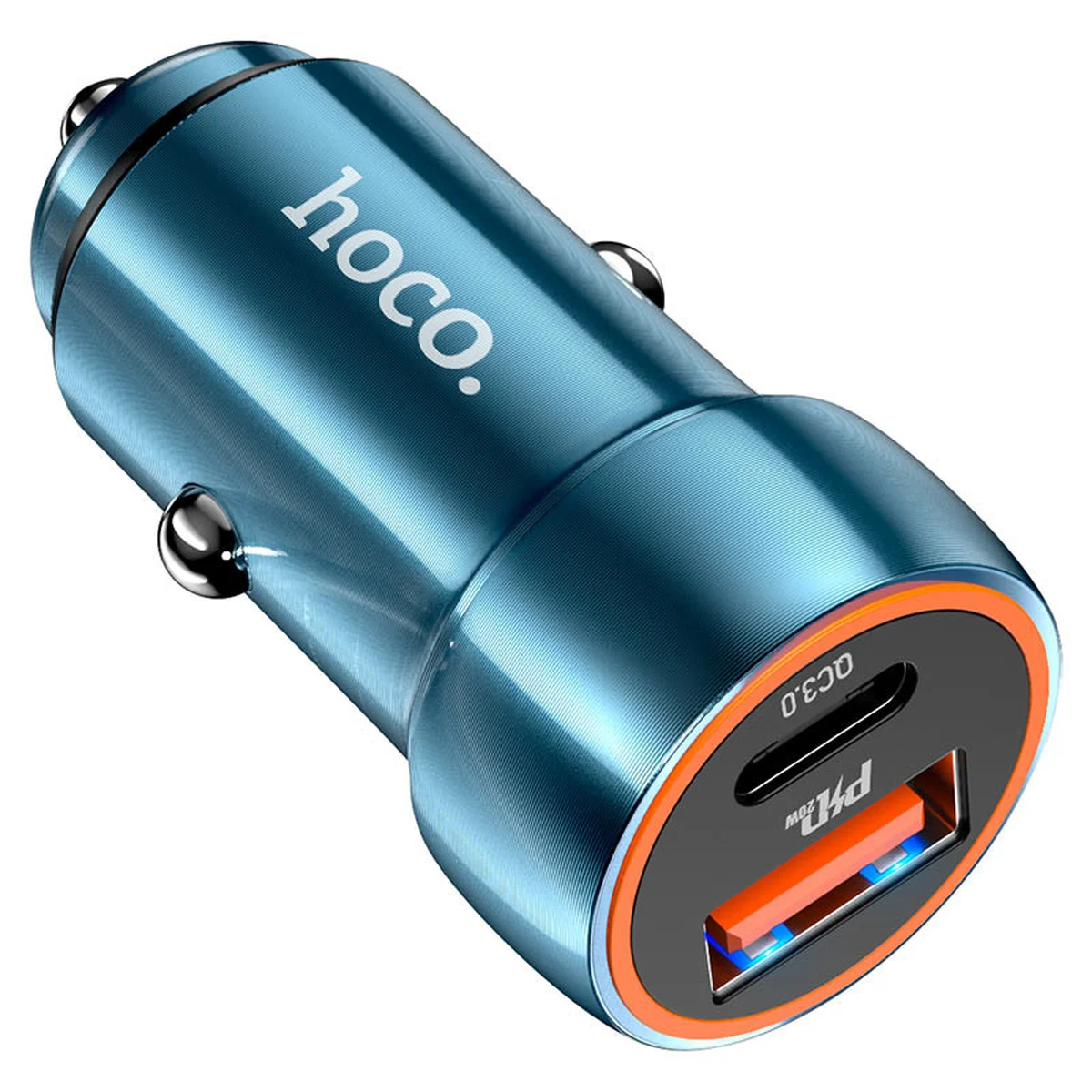 АЗУ Hoco Z46A Blue whale PD 20W + QC3.0 Sapphire blue