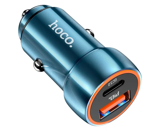 АЗУ Hoco Z46A Blue whale PD 20W + QC3.0 Sapphire blue