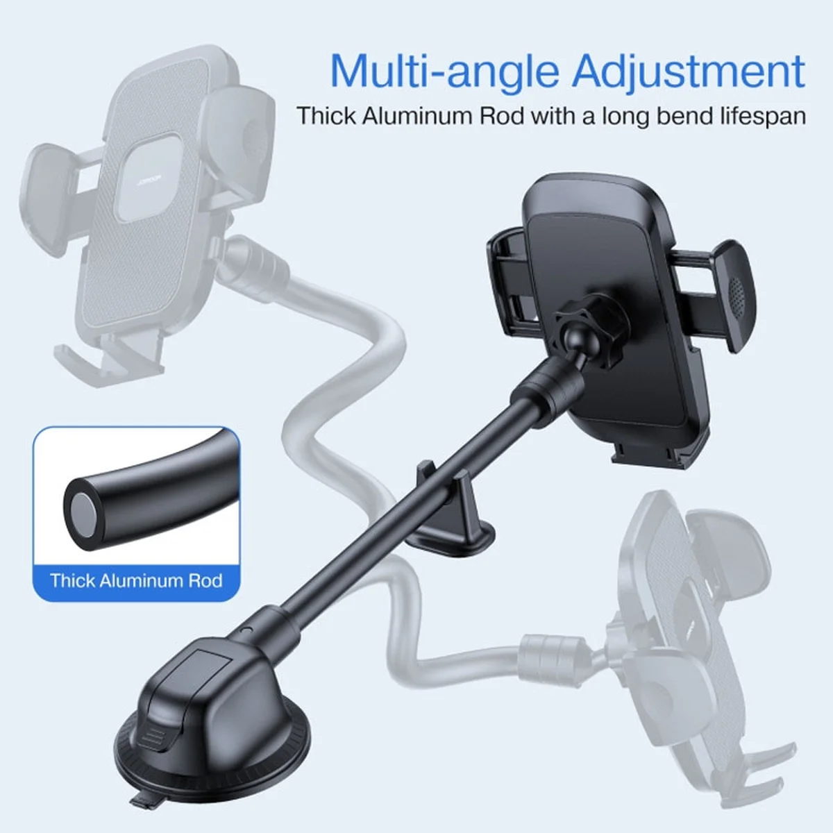 Автоутримувач Joyroom JR-ZS259 розсувний (вакуумна присоска) Чорний