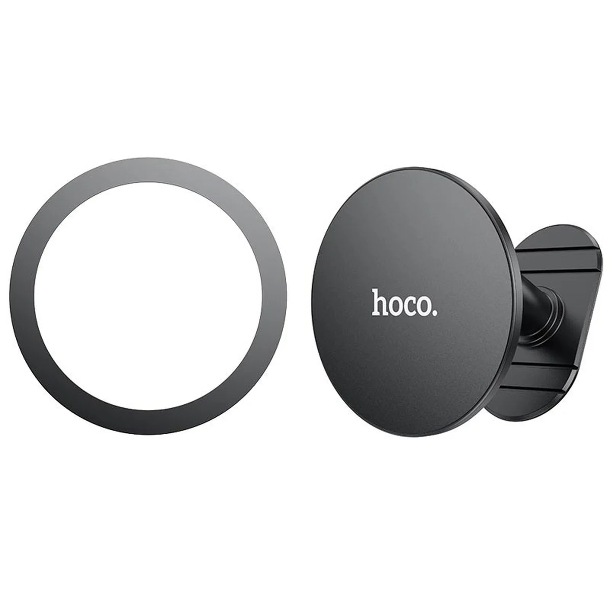 Автодержатель Hoco H13 Fine jade ring (center console) Black