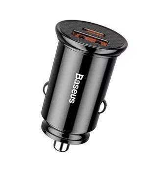 АЗУ Baseus Circular Plastic PD3.0 QC 4.0 + 30W USB + Type-C Black