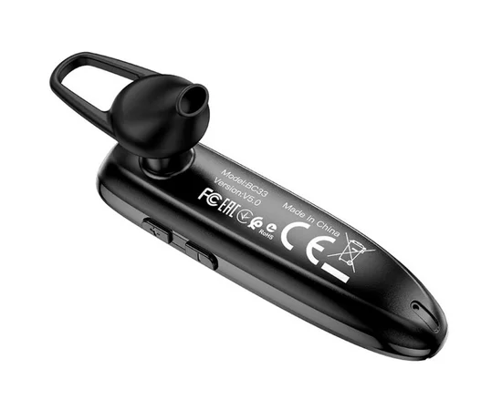 Bluetooth Гарнитура Borofone BC33 Basic Черный