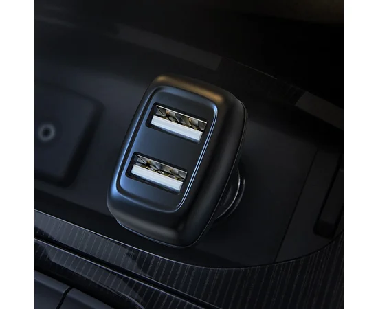 АЗУ Hoco Z36 (2USB/2.4A) + MicroUSB Черный