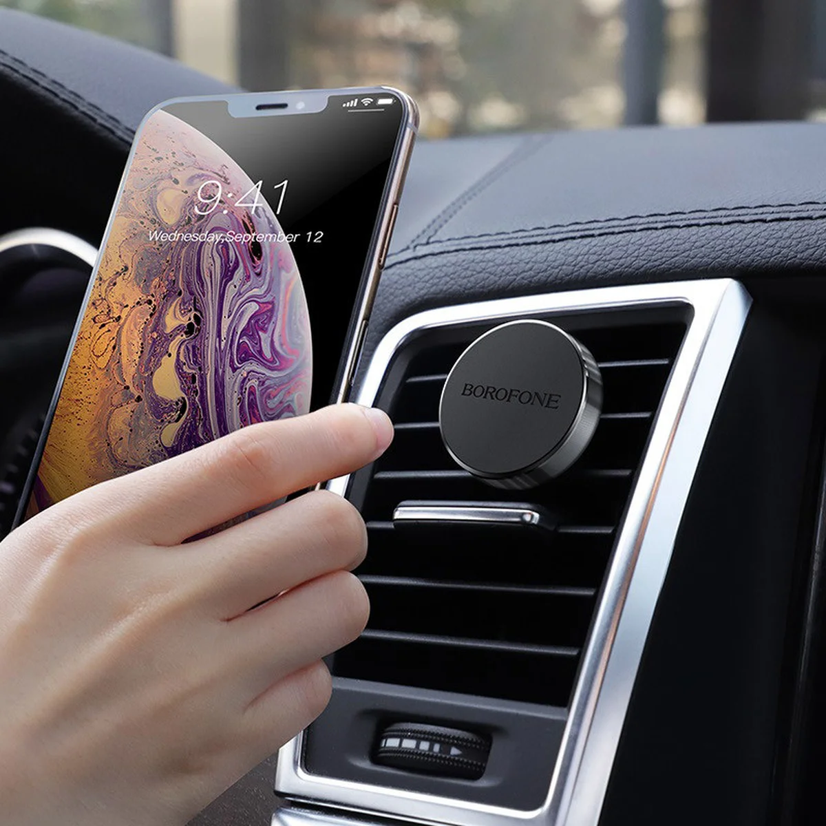 Автодержатель Borofone BH8 Серебряный