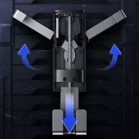 Автодержатель USAMS US-ZJ060 Metal Retractable Gravity Серый