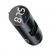 АЗП Baseus Energy Column Bluetooth FM Launcher PPS 2USB Сірий