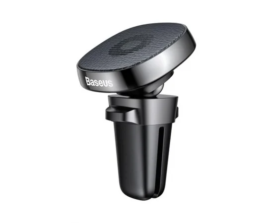 Автодержатель магнітний Baseus Air Vent (Leather) Чорний