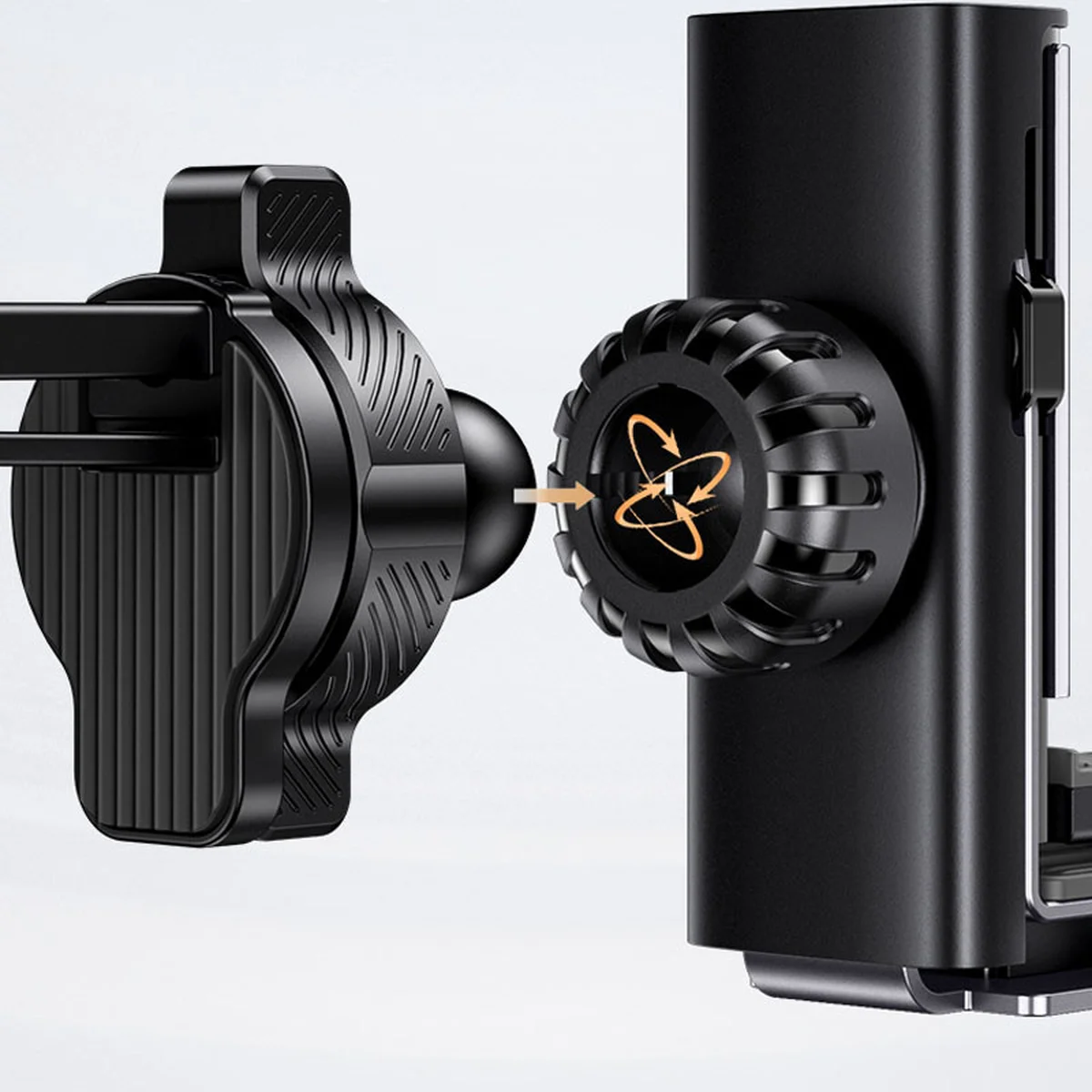 Автодержатель USAMS US-ZJ060 Metal Retractable Gravity Серый