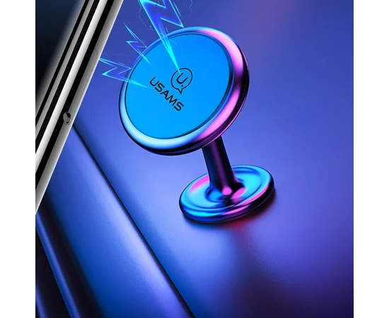 Автодержатель USAMS US-ZJ049 Center Console Car Holder Lead-Tu series Чорний