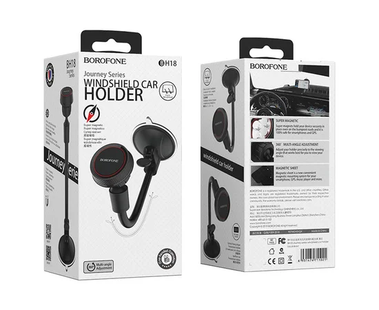 Автодержатель Borofone BH18 Черный / Красный