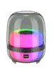 Bluetooth Колонка Hoco BS58 Crystal colorful luminous Magic black night