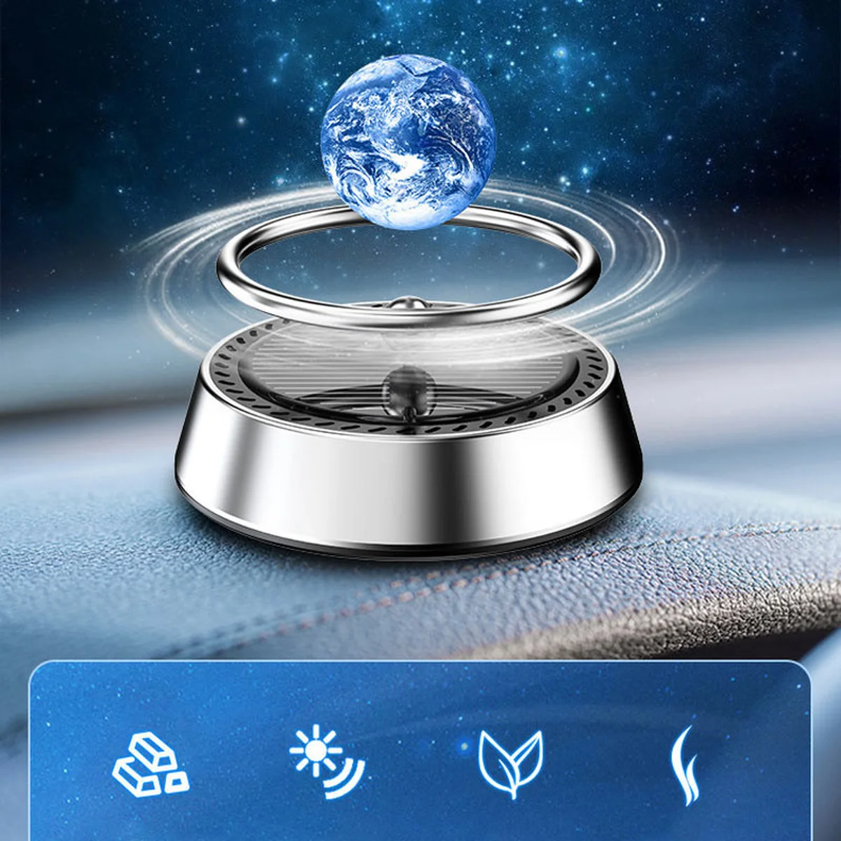 Ароматизатор/освіжувач повітря в машину Planet Earth Silver