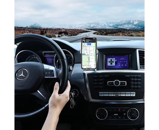 Автодержатель Baseus Mini Gravity Серебряный