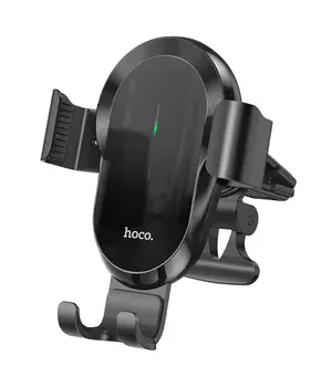 Автотримач із БЗУ Hoco CA105 Чорний