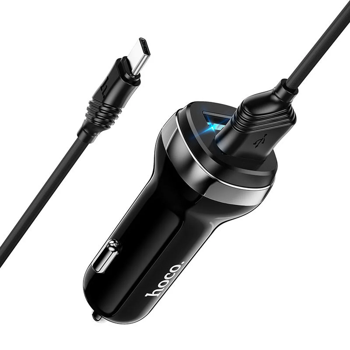 АЗУ Hoco Z40 (2USB 2.4A) + Type-C Чорний