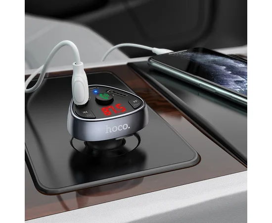 АЗУ FM модулятор HOCO E51 Черный