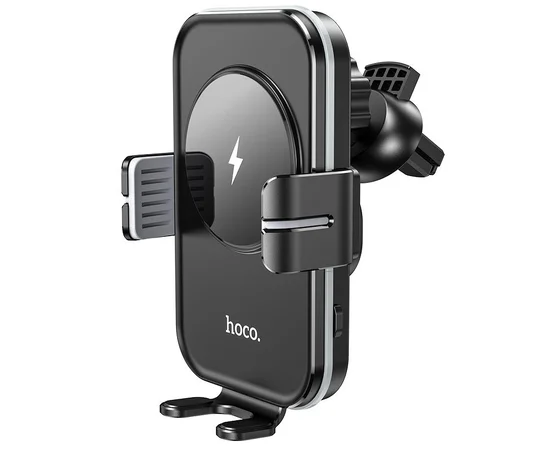 Автодержатель с БЗУ Hoco CA80 Черный