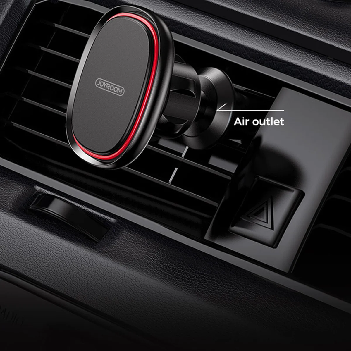 Автодержатель Joyroom ZS205 магнитный в решетку Черный