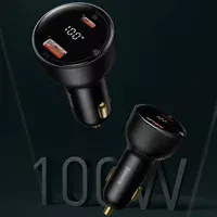 АЗУ Baseus Superme Digital Display PPS 100W USB+Type-C (CCZX-01) Черный