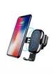 Автодержатель с БЗУ Baseus Gravity Wireless Air Vent Черный