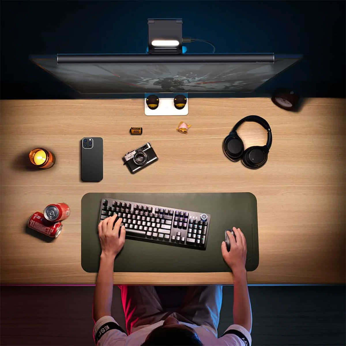 LED лампа для комп'ютера Baseus I-Wok2 Asymmetric Light Source Screen Hanging Light