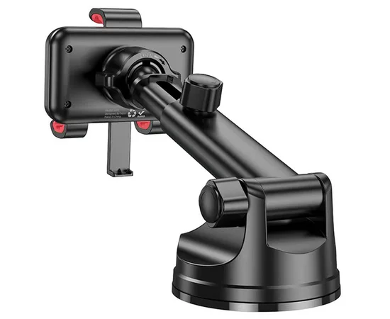 Автодержатель Hoco H22 Dragon automatic clamping (center console) Red and black