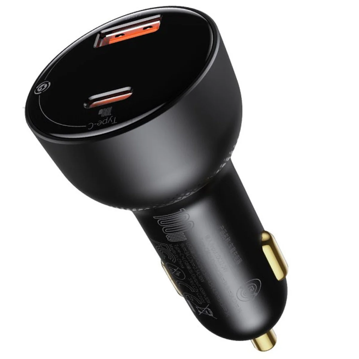 АЗУ Baseus Superme Digital Display PPS 100W USB+Type-C (CCZX-01) Черный