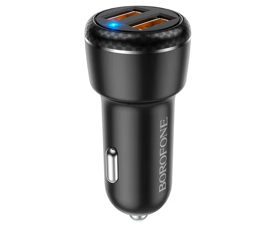 АЗУ Borofone BZ17 QC3.0 (2USB/3A) + Type-C Черный